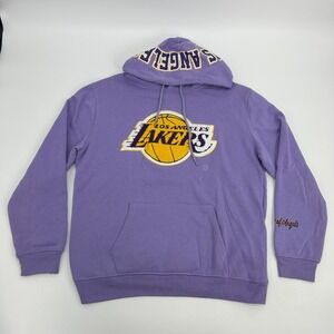 Los‎ Angeles Lakers Ultra Game NBA Hoodie Men's Large Purple Sweatshirt